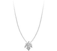GGYTMQL Collana Femminile, 925 Nuova Delicata Collana di Foglie d'Acero per WOMENCLE CNECKLACE la per Donne // 40 cm Aggiungi 5 cm