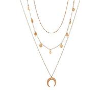 GGYTMQL Collana Girocollo a Strati di Delicata, Collana a Sospensione Fatta a Mano, Collana di Strati di Strati di Strati di Strati per Le Donne
