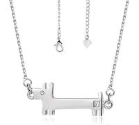GGYTMQL Collana, Piccolo Cavallo in Legno, Collana di Diamanti, Catena, Gioielli