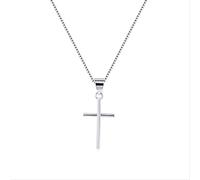 GGYTMQL Collane e Pendenti Incrociati e ciondoli 925 Gioielli Cross Crook Neck