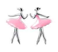 GGYTMQL Color Glaze Ballet Dancer Orecchini per Le Donne per Le Donne Gioielli Regalo di San Valentino