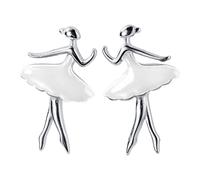 GGYTMQL Color Glaze Ballet Dancer Orecchini per Le Donne per Le Donne Gioielli Regalo di San Valentino