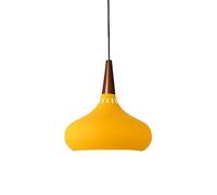 GGYTMQL Colore lampadario a Testa Singola Paralume a Cupola in Metallo Compatibile con Lampada da Soggiorno per Decorazioni per Barre della Barra da Letto (Blu, 36 * 35 cm)