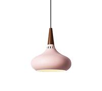 GGYTMQL Colore lampadario a Testa Singola Paralume a Cupola in Metallo Compatibile con Lampada da Soggiorno per Decorazioni per Barre della Barra da Letto (Blu, 36 * 35 cm)