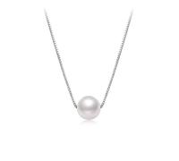 GGYTMQL Corean Necklace Pearl Women's Fashion Light Luxury Nicchia Nicchia TEMPRICA di Tempio di Tempio Sterling Sterling Clavicle Chain