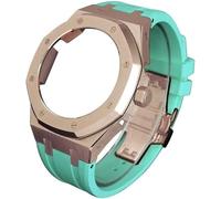 GGYTMQL Custodia per orologi in metallo della 4a generazione Fluoro Fluoro Cinghia in acciaio inossidabile in acciaio inossidabile Mod MOD MOD in fascia d'oro