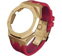 GGYTMQL Custodia per orologi in metallo della 4a generazione Fluoro Fluoro Cinghia in acciaio inossidabile in acciaio inossidabile Mod MOD MOD in fascia d'oro
