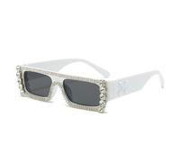 GGYTMQL diamante incrostato moda nicchia tendenza hip-hop occhiali da sole stile palcoscenico performance partito partito occhiali da sole uomini donne