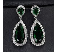 GGYTMQL Dropilo d'Acqua Dropne Champagne Crystal Women Sgangola per Orecchini con Pietre