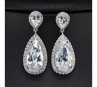 GGYTMQL Dropilo d'Acqua Dropne Champagne Crystal Women Sgangola per Orecchini con Pietre
