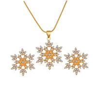 GGYTMQL Elegante Set di Orecchini da cistraggio in Neve