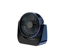 GGYTMQL Fan Desktop Mini Ventola USB Turbo Fan Electric Silent Dormitory Piccoli elettrodomestici per Vento per Vento Forti (Colore: Blu Scuro)