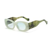 GGYTMQL Fashion Oval Women Glasses Gradient Shades Uv400 Uomini Gambe Larghe