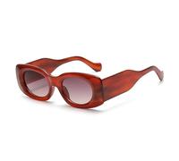 GGYTMQL Fashion Oval Women Glasses Gradient Shades Uv400 Uomini Gambe Larghe