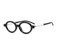 GGYTMQL Fashion Popolare Piccoli Occhiali da Sole ovali Donne retrò Chiare Lenti oceaniche Uomini Punk Rivetti Occhiali da Sole Sfumature uv400