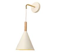 GGYTMQL Fun a Parete Nera Funce da Parete in Metallo in Legno Nero. Soggiorno scandinavo Minimalista Monte Monte Monte Luce. per Il Portico del corridoio del Bagno E27