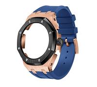 GGYTMQL GA2100 5rd Model Home Oak Oak Metal Bezel Silicone Cingciola di orologi semplici per Ga2100/2110 Accessori