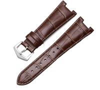 GGYTMQL Genuina fascia d'oro in pelle per Patek Philippe Nautilus 5711 5712G uomini Donne Special Notch Watch Cingcio