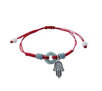 GGYTMQL Gioielli fascino genuini naturali naturali di grado giada giada ciambella con braccialetto di coppia di bracciale ispiratrice a 925 bracciale a mano, regolabile