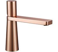 GGYTMQL Giorni di lavandino del bagno in ottone manico singolo a rotazione a 360 ° rotazione calda e fredda miscelatore a rubinetto a singolo foro montato