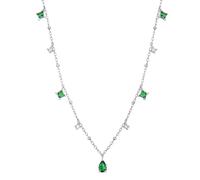 GGYTMQL Green Crystal Nappe per la Caduta dell'Acqua per Tallone a Ciondolo a Pendente Gioielli per Le Donne Accessori per Le Donne