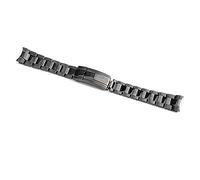GGYTMQL Guarda l'acciaio Inossidabile in Metallo Cinghia, Accessorio per Orologio per Orologio Curvo con Fibbia a Farfalla a Rilascio rapido 20 21 mm /21 mm/Oro