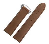 GGYTMQL Guida fascia di orologio in pelle per oris glassata con fibbia pieghevole catena di orologio da 20 mm da 22 mm
