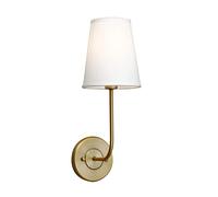 GGYTMQL Illuminazione lampade da Parete in Tessuto Bianco Moderno in Tessuto Bianco, Accanto a luci di Applique per Soggiorno, Camera da Letto, corridoio E14 Vite (Antico)