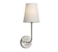 GGYTMQL Illuminazione Vintage Moderna Tessuto di Canapa lampade a Parete da parametro, Accanto alle luci delle Fulmine per Soggiorno, Camera da Letto, corridoio E14 Vite (Nero)