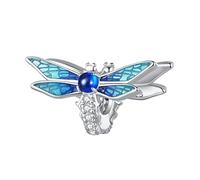 GGYTMQL Incantesimi Dragonfly per la Produzione di Gioielli, ciondoli a Pendente a Smalto in Metallo diamantato per orecchino Bracciale di Collana.