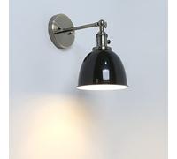 GGYTMQL Industrial Vintage Metal Light Shade Loft Bar Bar Cucina Sconcetto Lampada Lampada Lampada Flaiming E27 (Bianco)
