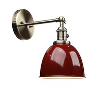 GGYTMQL Industrial Vintage Metal Light Shade Loft Bar Bar Cucina Sconcetto Lampada Lampada Lampada Flaiming E27 (Bianco)