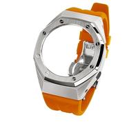 GGYTMQL Kit Retrofit Kit Watch Metal Watch Cinghia di orologio in gomma per GA2100 Gen5 Cover in acciaio inossidabile per cinghia di orologio da polso GA-B2100/2110
