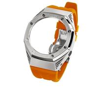 GGYTMQL Kit Retrofit Kit Watch Metal Watch Cinghia di orologio in gomma per GA2100 Gen5 Cover in acciaio inossidabile per cinghia di orologio da polso GA-B2100/2110
