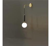 GGYTMQL Lampada a Parete di Lusso in Marmo Creativo Nordico Modern Lampada Modern Soggiorno Illuminazione per Camera da Letto per Camera da Letto Apparecchiatura a Sfera di Vetro Light (Verde)