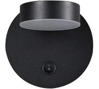 GGYTMQL Lampada a Parete LED Interno a LED rotabile a 360 ° Illuminazione Pannello Acrilico luci a Parete da 7 w Sconce Warm White 3000k con luci di Lettura a Comodino Interruttore on/off, lampadario
