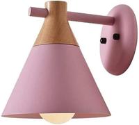 GGYTMQL Lampada da Parete, Moderna Lampada a Parete di Sfondo Macaron Minimalista, Lampada da Letto per Comodino per Comodino Arte Decorazione per la casa Materiale da Costruzione (Verde)