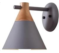 GGYTMQL Lampada da Parete, Moderna Lampada a Parete di Sfondo Macaron Minimalista, Lampada da Letto per Comodino per Comodino Arte Decorazione per la casa Materiale da Costruzione (Verde)