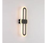 GGYTMQL Lampada da Soggiorno da Soggiorno a Parete da 15 W, Lampada a Parete per Parete, apparecchi Interni di Illuminazione a Parete in Metallo, lampadario Moderno a LED