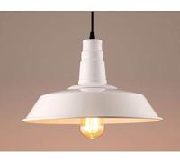 GGYTMQL Lampada di Colore Industriale di Colore Industriale di Decorativo in Stile Industriale in Metallo retrò Lampada Commerciale (Blu, 36 * 25 cm)