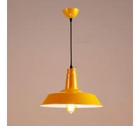GGYTMQL Lampada di Colore Industriale di Colore Industriale di Decorativo in Stile Industriale in Metallo retrò Lampada Commerciale (Blu, 36 * 25 cm)