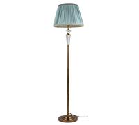 GGYTMQL Lampada in Piedi Lampada Lampada da Pavimento, Luce del Pavimento a LED, Lampada da Pavimento in Cristallo Americano Soggiorno scandinavo Lampada da Pavimento in Rame Vintage Studia Camera da