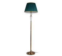 GGYTMQL Lampada in Piedi Lampada Lampada da Pavimento, Luce del Pavimento a LED, Lampada da Pavimento in Cristallo Americano Soggiorno scandinavo Lampada da Pavimento in Rame Vintage Studia Camera da