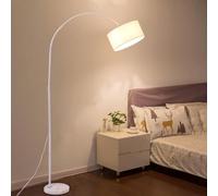 GGYTMQL Lampada Lampada a Pavimento ad Arco per Soggiorno, Lampada da Pavimento dimmerabile con Testa Regolabile, Lampada da Pavimento Moderna, sopra la Luce appesa in Piedi altera