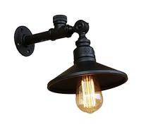 GGYTMQL Lampada per Lanterna a Parete con Tubi dell'Acqua retrò Luce a Parete Nostalgia Isole Sconce Vintage Loft Industrial E27 Spotlight Restaurant Bar Cafe Corridor Scale Light (Colore: