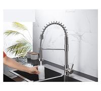GGYTMQL Lavandino del lavandino, Rubinetto da Bagno in Oro di Lusso 3 Pezzi, 2 Manici per la casa miglioramento della casa tocchi di Bellezza di Bellezza, Oro (Nichel Spazzolato)
