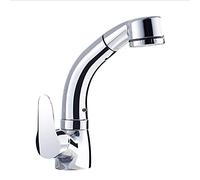 GGYTMQL Lavello zedaro Tap Tap Cucina Bagno, tiro fuori bagno rubinetto per il lavandino calda e fredda miscelatore di acqua grivalo su e giù per cromo 360 gradi miscelatore d'acqua tap