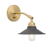 GGYTMQL Luce murale in Metallo a soppalco Industriale, Luce murale di Applique a commutazione dimmerabile, Lampada da Parete Vintage E27 per Soggiorno Cucina da Letto barretta Bar (Nero)