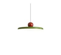 GGYTMQL Lumo a Ciondolo a Sospensione Volante retrò Medievale Light Minimalist Cream Style Study Light Table Table Isola Decorazione Interni LIMAZIONE (verde-50 cm)