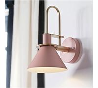 GGYTMQL Macaron Horn Wall Lampad Bar Restaurant Soggiorno Camera da Letto con corridoio Lampada Sconce. (Verde)